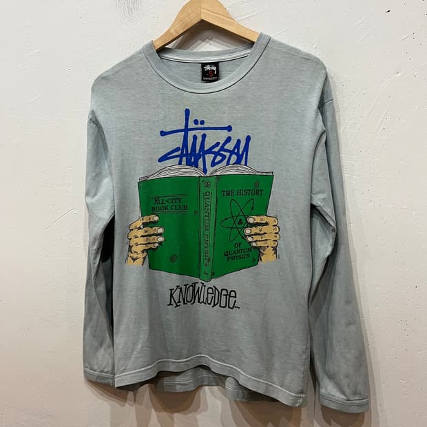 00s 스투시 Knowledge All City Book Club 롱슬리