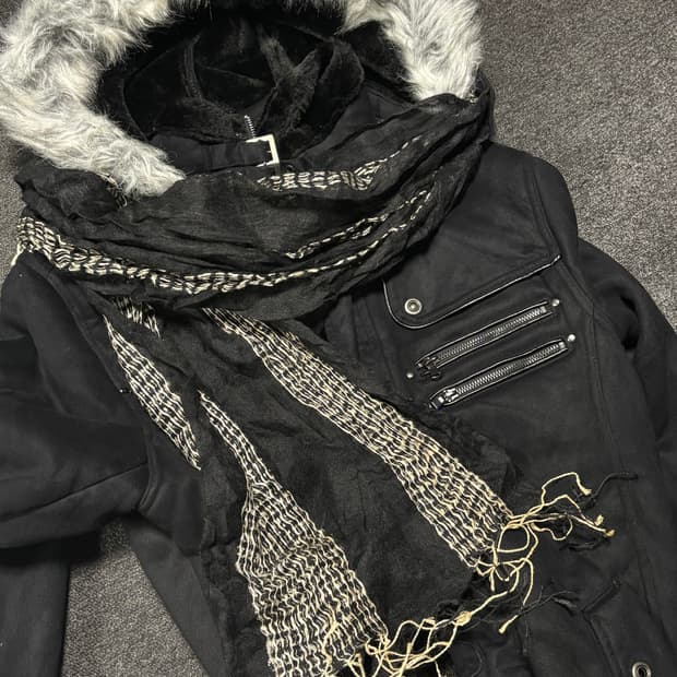 Vintage Gothic punk muffler
