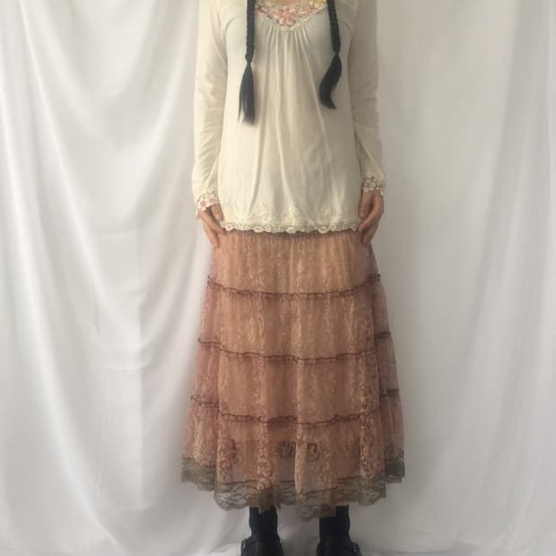 Flower lace trimming sleeve
