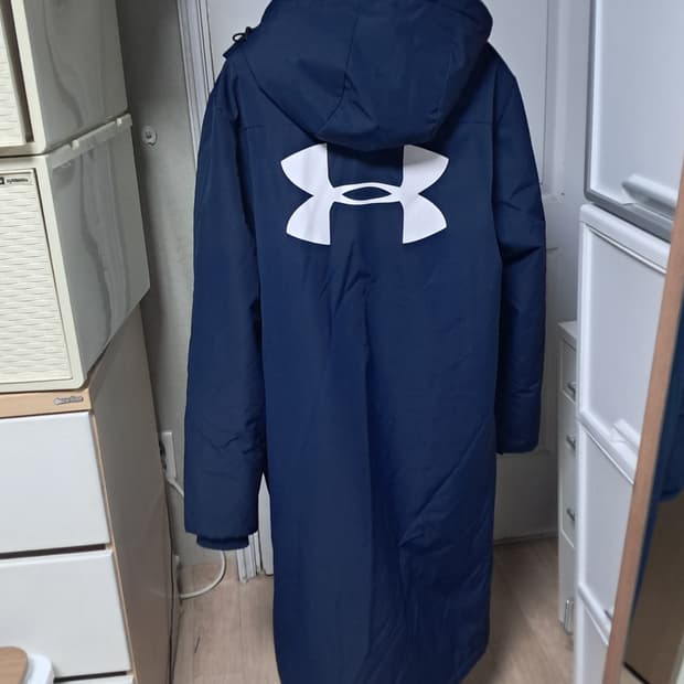언더아머 네이비 남성 롱패딩 L사이즈(약100~105)상태상급
