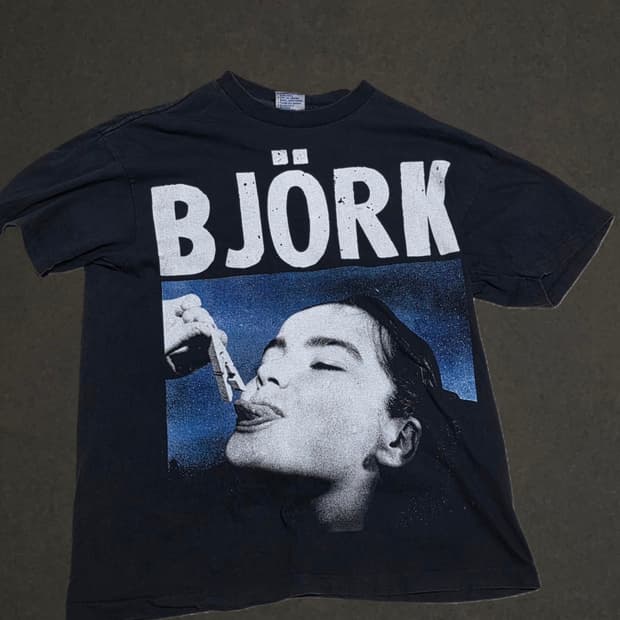 90s band tee(BJORK 비요크) L