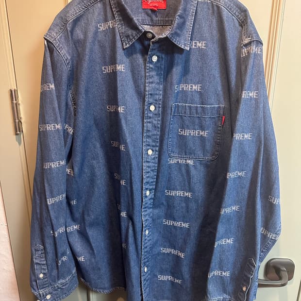 Supreme denim shirt