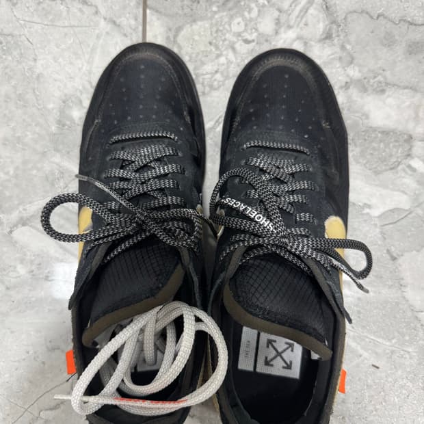 오프화이트 에어포스 블랙 280