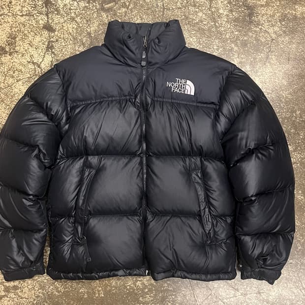 노스페이스 700 구형 눕시 블랙 구스패딩