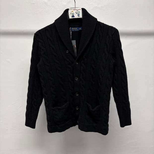 폴로 랄프로렌 울 케이블 가디건