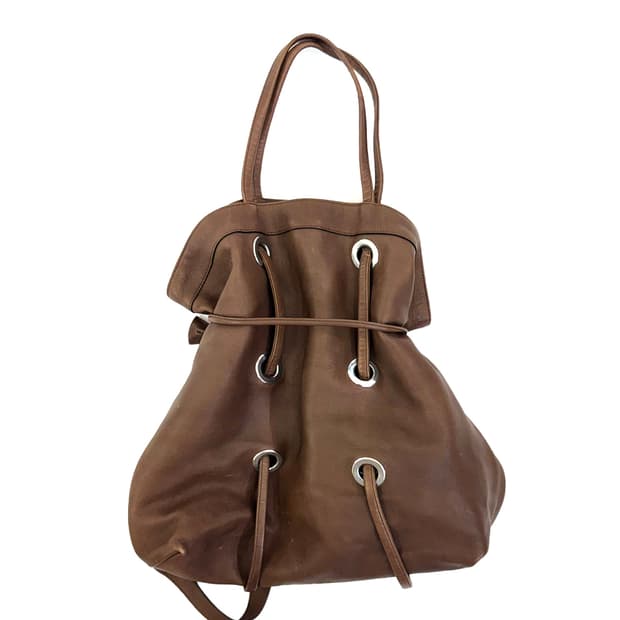 Marni Eyelet Drawstring 2-way Bag