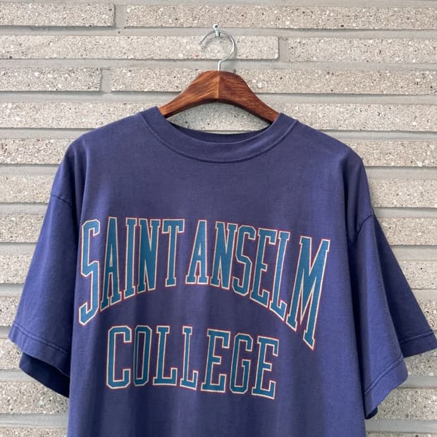 [L]90's Made in USA 세인트 안셀름 칼리지 티셔츠