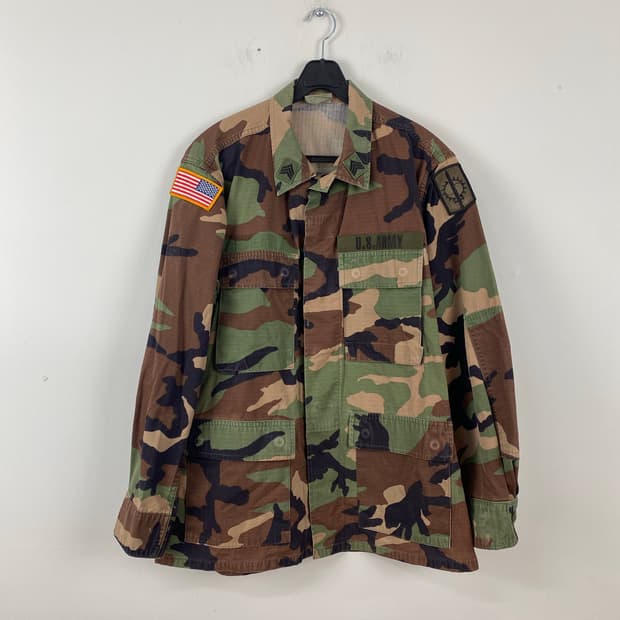 미군 우드랜드 카모 bdu 셋업