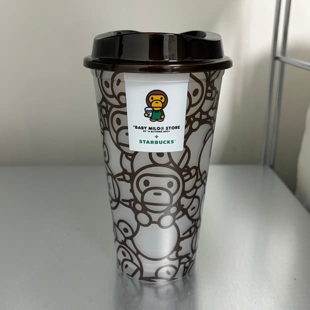 스타벅스 베이프 베이비마일로 리유저블 컵 브라운