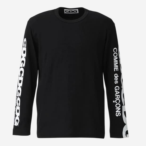 꼼데가르송 CDG 사이드로고 롱슬리브