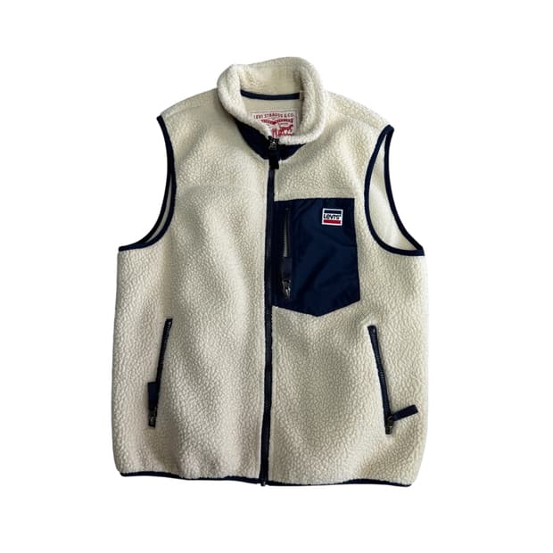 리바이스 후리스 조끼
