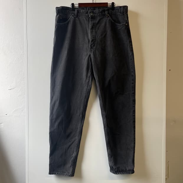 90s 리바이스550 흑청데님팬츠 USA