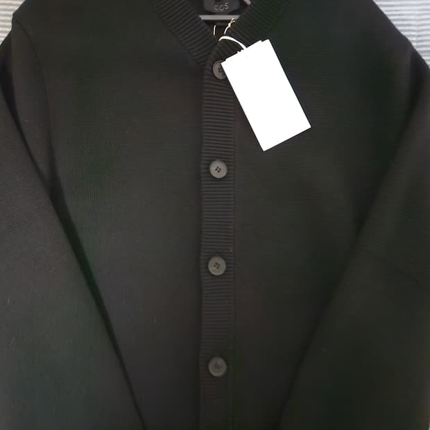 cos 코스 레귤러핏 가디건 블랙