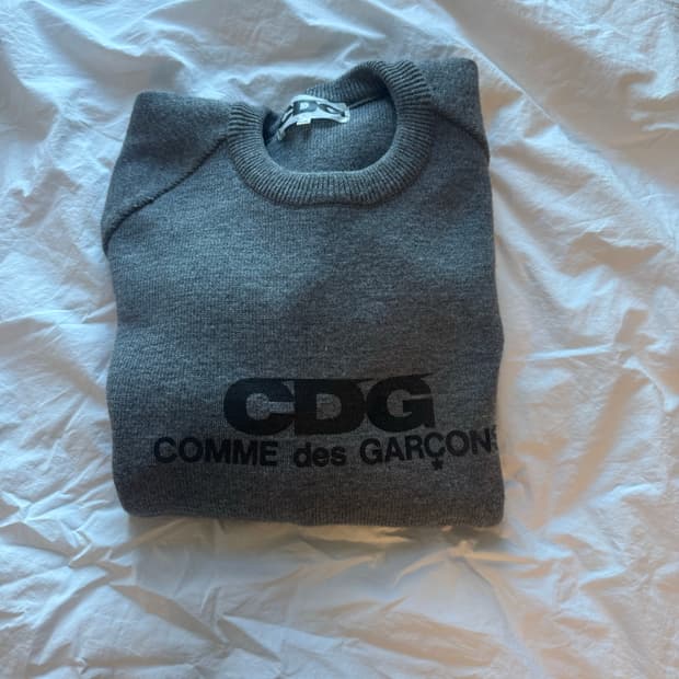 [XXL]CDG 라운드넥 풀오버 니트