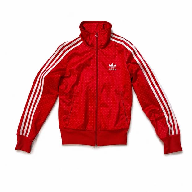 아디다스 도트 파이어버드 레드 트랙탑 져지