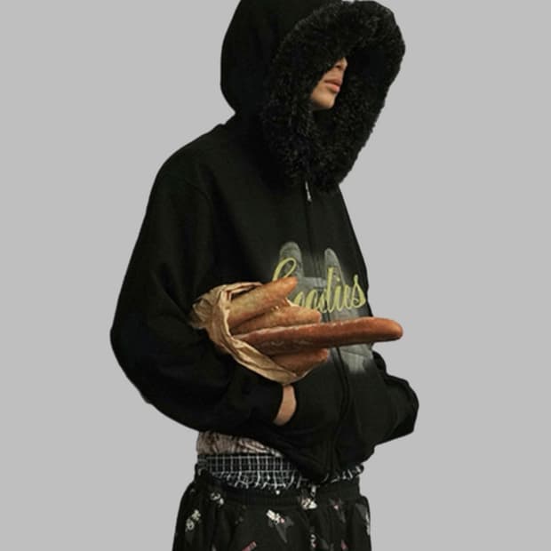 Grailz 퍼 투웨이집업 후디