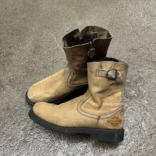 할리데이비슨 스웨이드 엔지니어 부츠 (260)