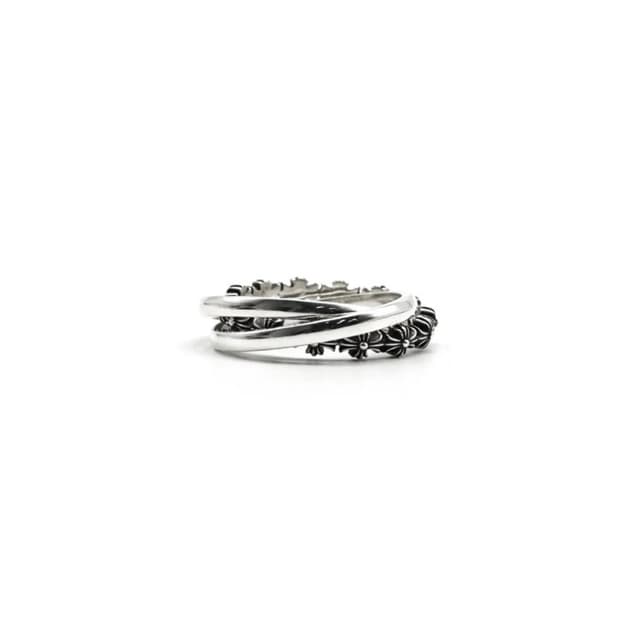 Chrome Hearts Tiny E Plus Triple Ring