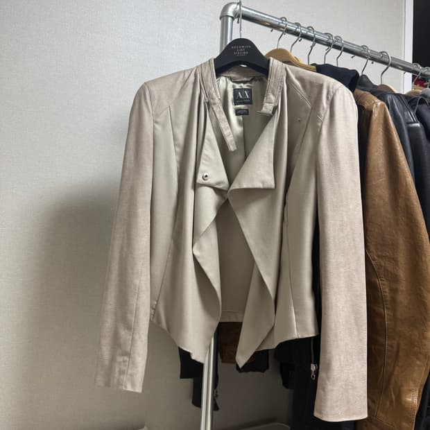 [armani exchange] drapping jacket