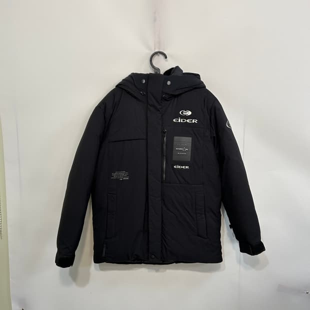 아이더 남성 헤비 구스다운 패딩 100 블랙 빵빵함 한겨울