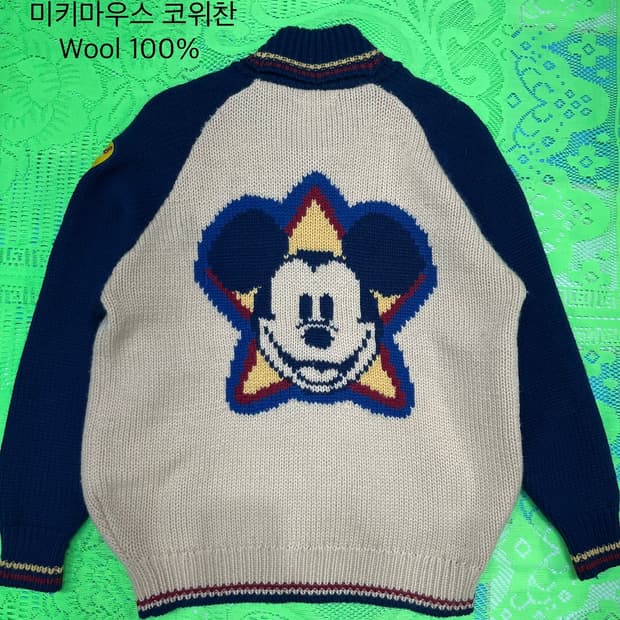 Disney 디즈니 리조트 미키마우스 코위찬 울100%