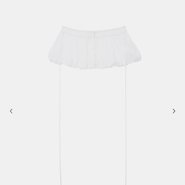 LCDC™ HOOK VOLUME BELT SKIRT (WHITE)