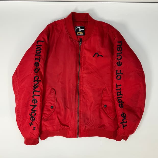 에비수 심볼자수 봄버 자켓 