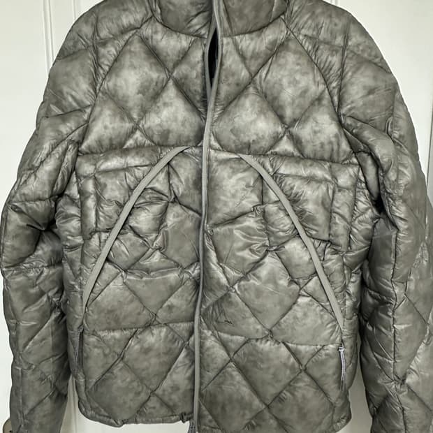 로아 누나 800 필 파워 후드 다운 자켓 실버 s