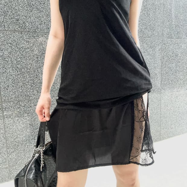 see-through sleeveless