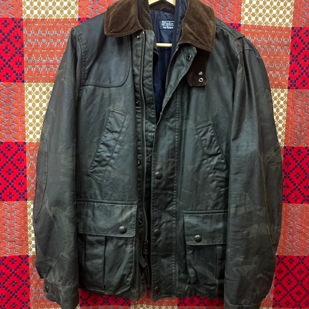 폴로랄프로렌 카모왁스자켓 100사이즈