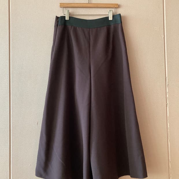 타임 와이드 팬츠 