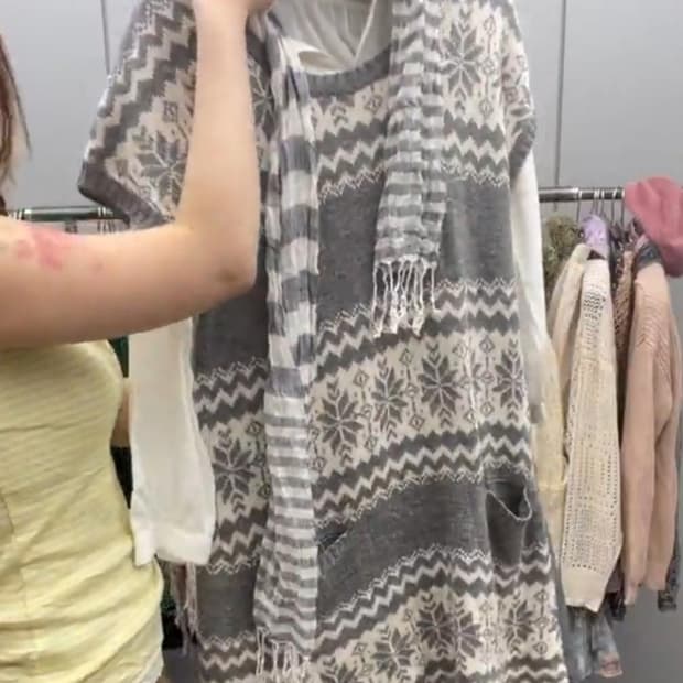크루빈티지 코디 상의
