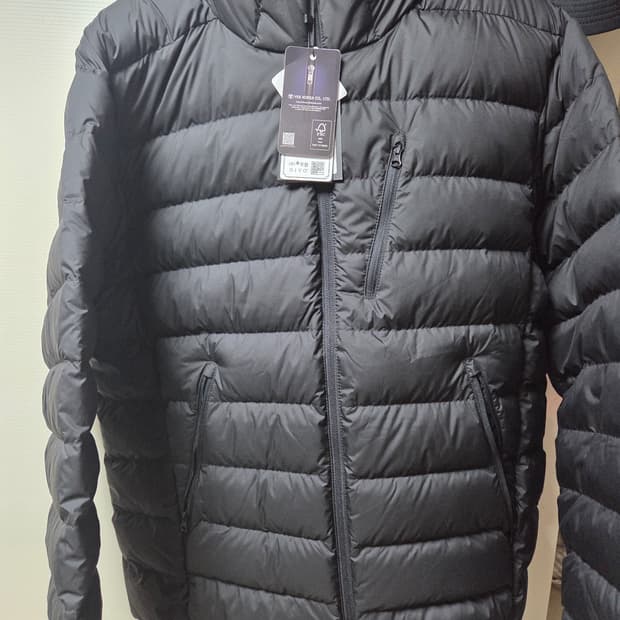 [새상품] 무신사 시티 레져 레저 라이트 다운 블랙 XL 경량 패딩