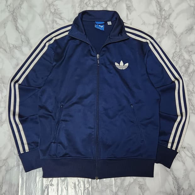 아디다스 삼선 네이비 파이어버드 트레이닝 져지 자켓