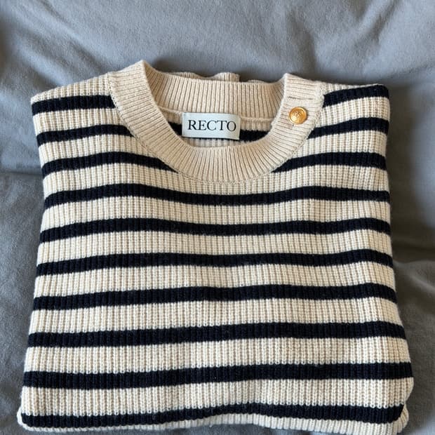 렉토 프렌치 스트라이프니트 L
