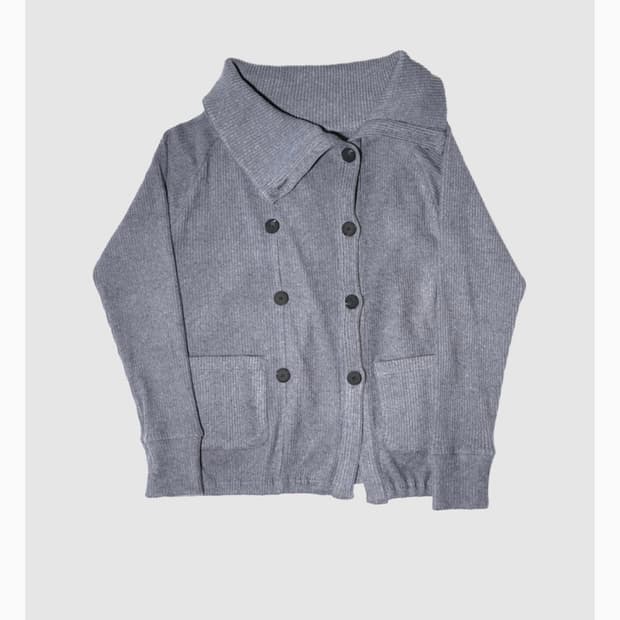 인앤양인하모니 더블버튼니트가디건 그레이