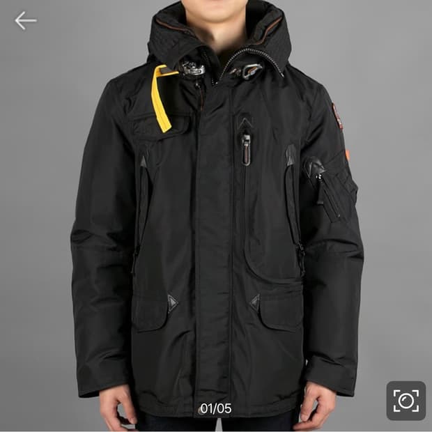 파라점퍼스 라이트핸드 블랙 S[100-105]사이즈 새상품급