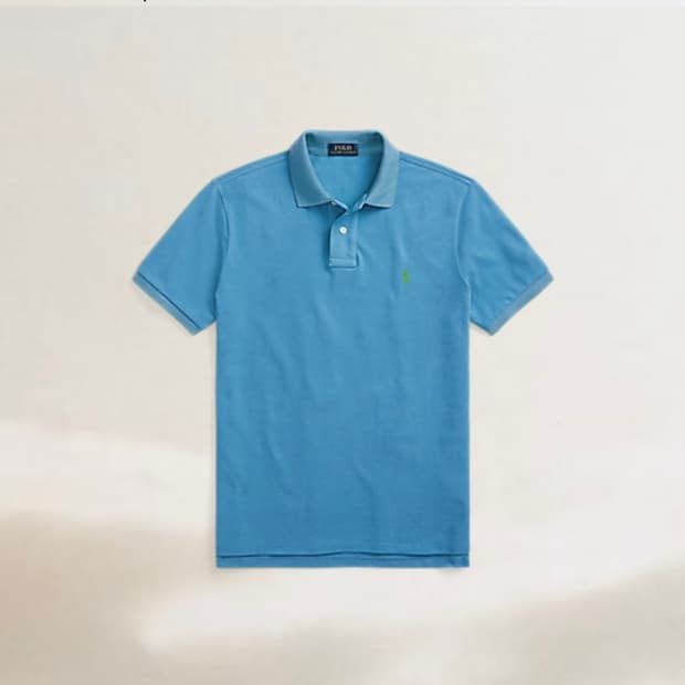 폴로랄프로렌 커스텀 슬림핏 메시 폴로셔츠