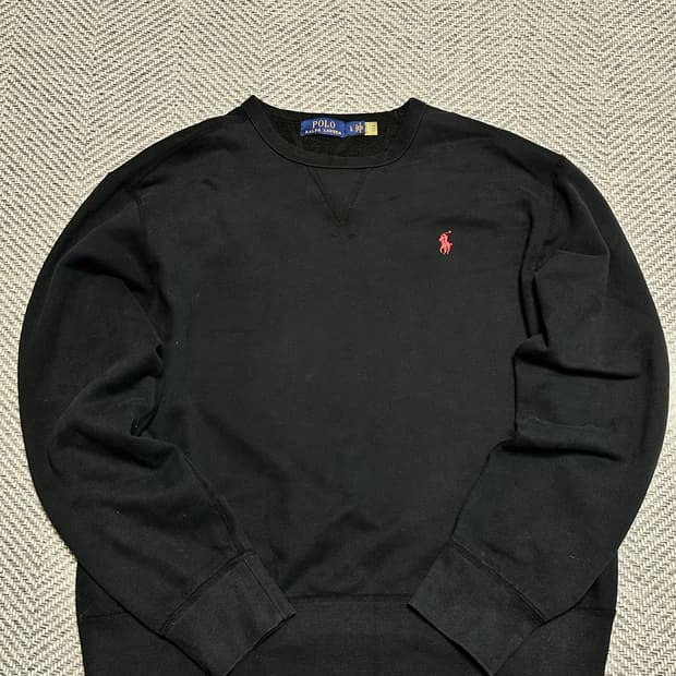 폴로 랄프로렌 맨투맨 스웨트셔츠 블랙
