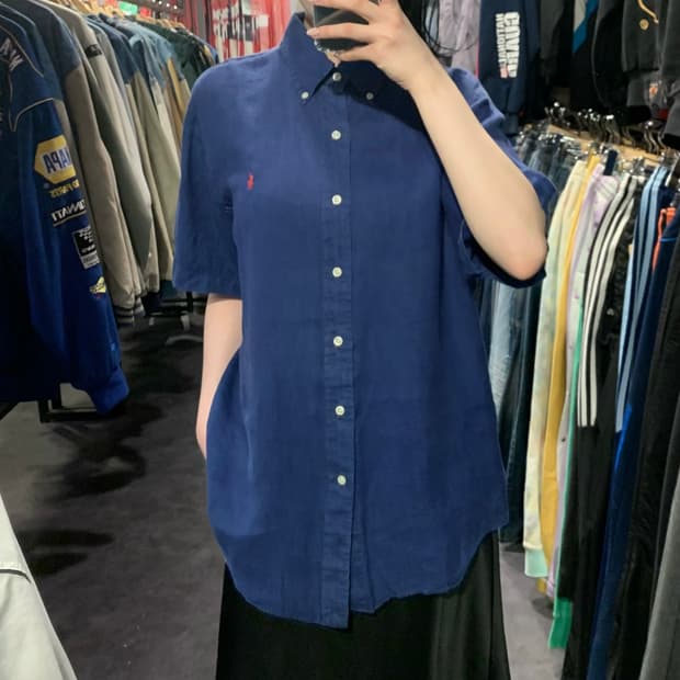 [IM] 폴로 랄프로렌 반팔 셔츠 블루