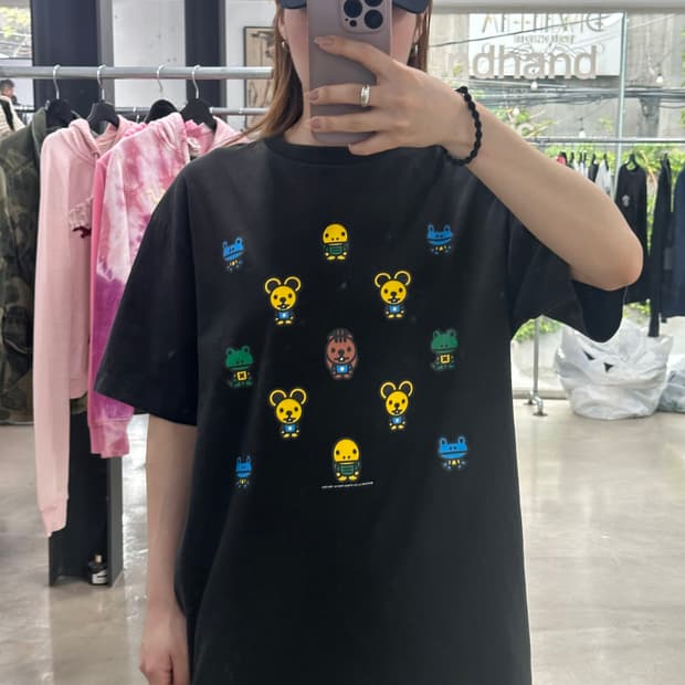 베이프 마일로 사파리 반팔티