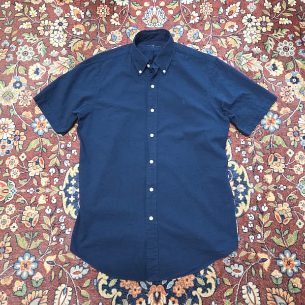 [M] 폴로 랄프로렌 시어서커 스트라이프 반팔 셔츠