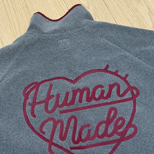 (L) 휴먼메이드 플리스 하프집