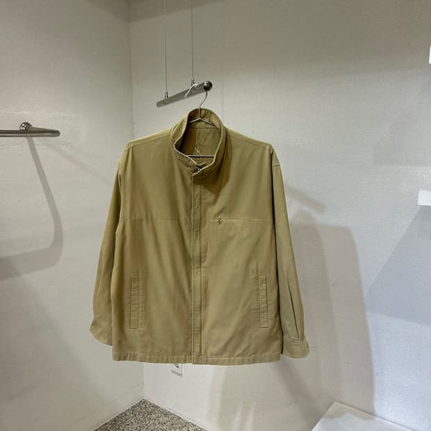 생로랑 봄버 블루종 자켓