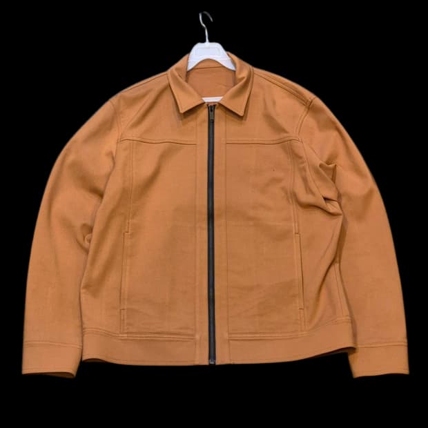L~XL(착샷잇음) 진베이지 미니멀리즘 면자켓 