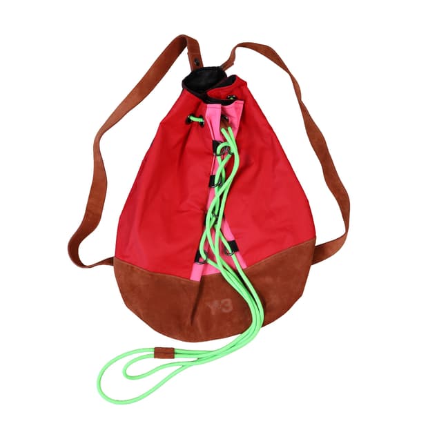Y-3 2013 Color Block Drawstring Bag