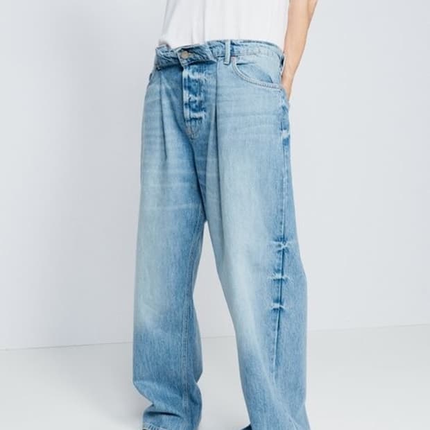 Raey 엑스트라 폴드 와이드 데님