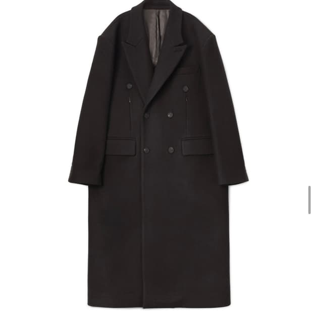 [L] STU 23fw 다트 포켓 더블 코트_브라운