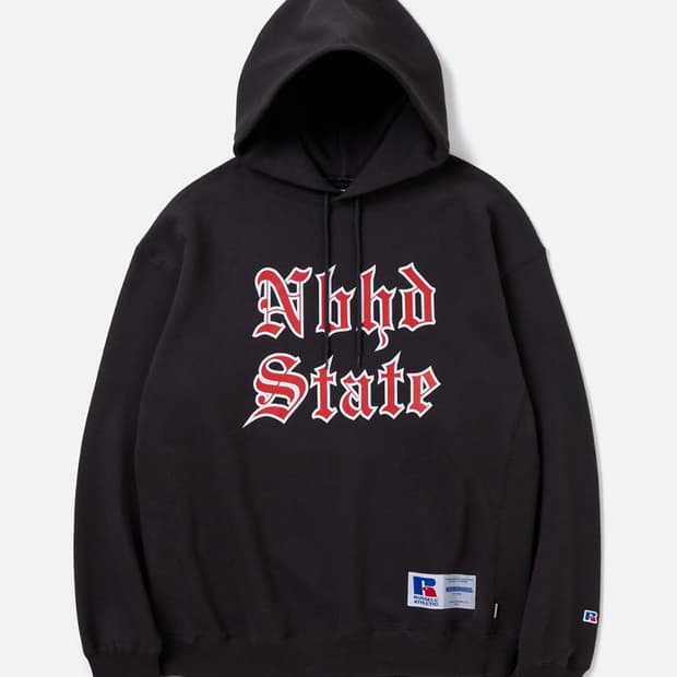 (새상품) 네이버후드 X 러셀애슬레틱 후드티