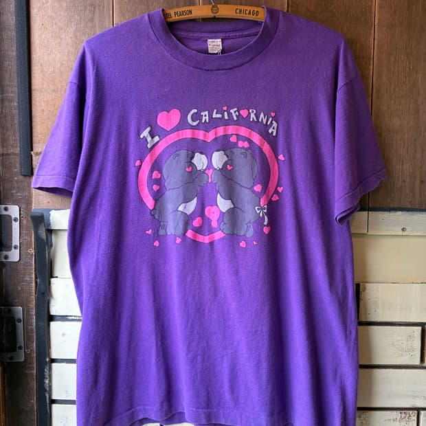 80s “I ♥ California” Bunny Graphic Tee